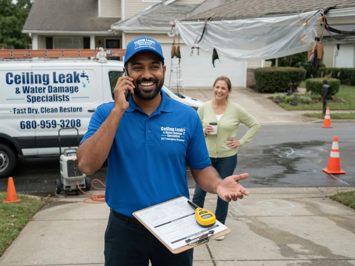 Ceiling Leak Cleanup Sea Girt, NJ FAQs